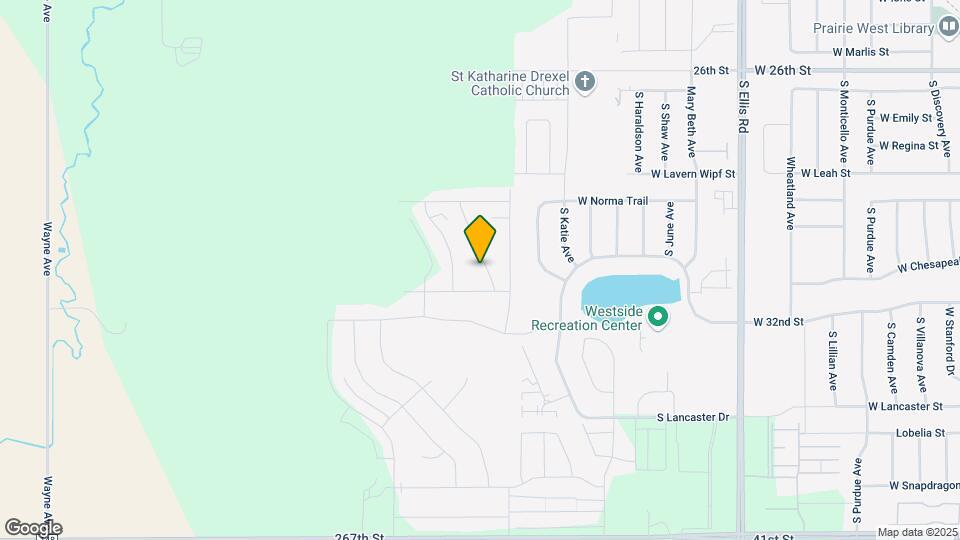 2321 S CreekView Ave Map and Location Details