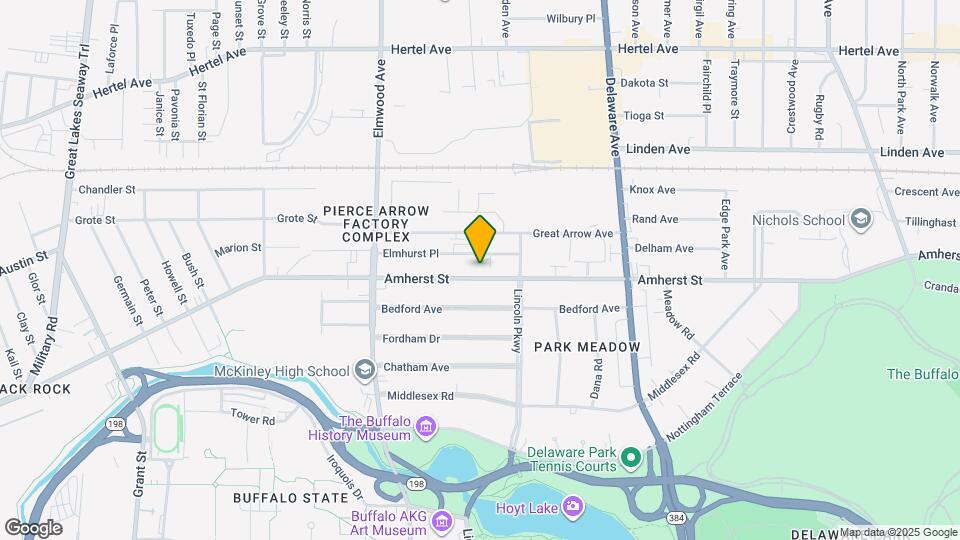 818 Amherst St Mapa y Detalles de la Ubicación