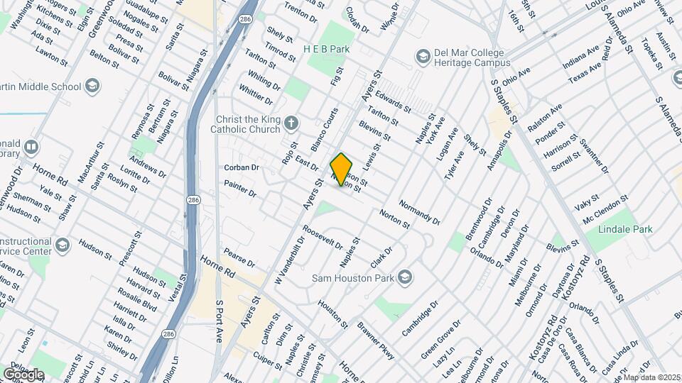 135 Fannin St Map and Location Details