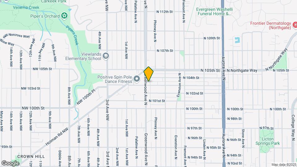 10300 Greenwood Ave Map and Location Details