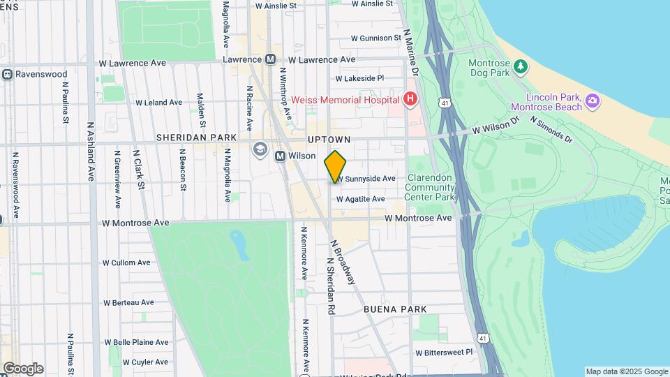 4443 N Sheridan Rd, Unit 3 Map and Location Details