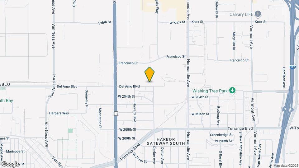 1509 Del Amo Blvd Map and Location Details