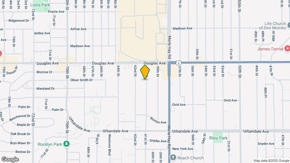 3516 61st St Map and Location Details