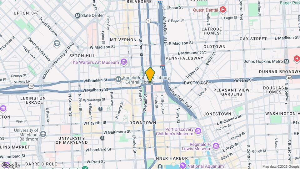 221 Orleans St Map and Location Details