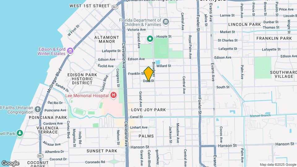 2148 Dora St Map and Location Details