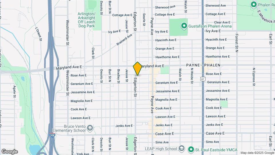 1162 Edgerton St, Unit 2 Map and Location Details