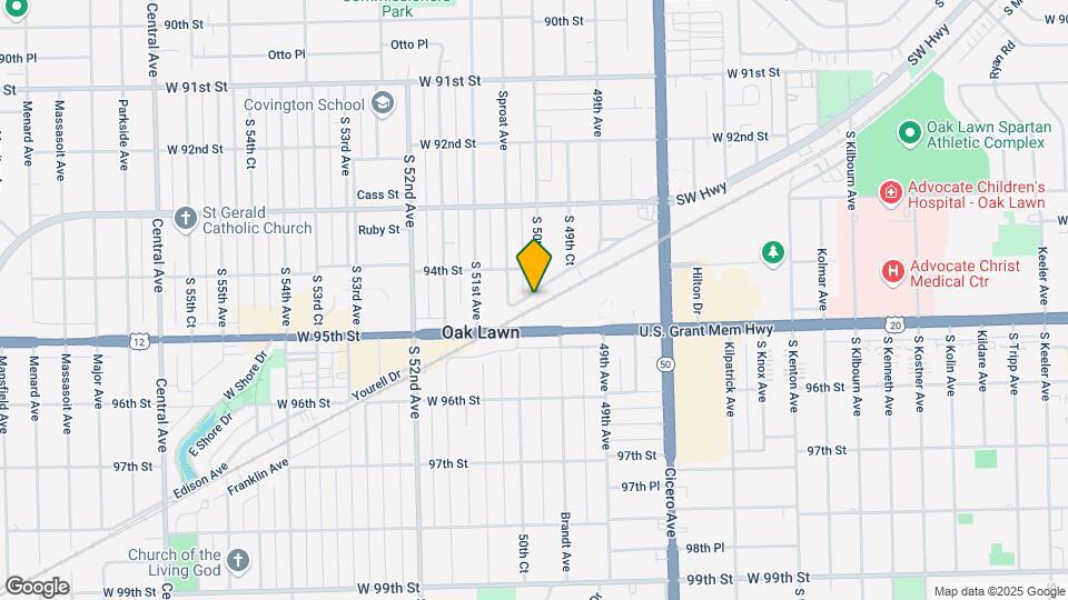 5001 Columbus Dr Mapa y Detalles de la Ubicación