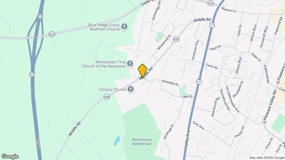 2801 Ridgetop Ct Map and Location Details