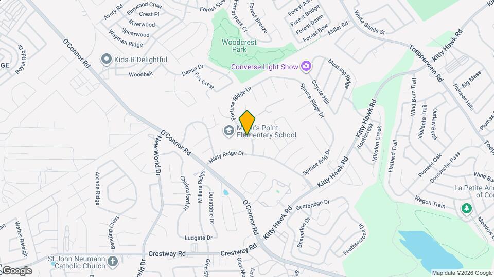 9727 Fortune Ridge Dr Map and Location Details