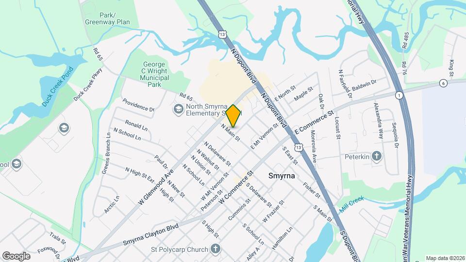 206 N Main St Map and Location Details