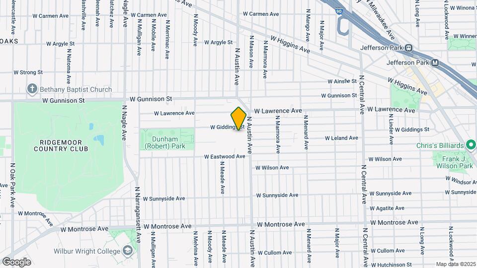 6027 W Giddings St Map and Location Details