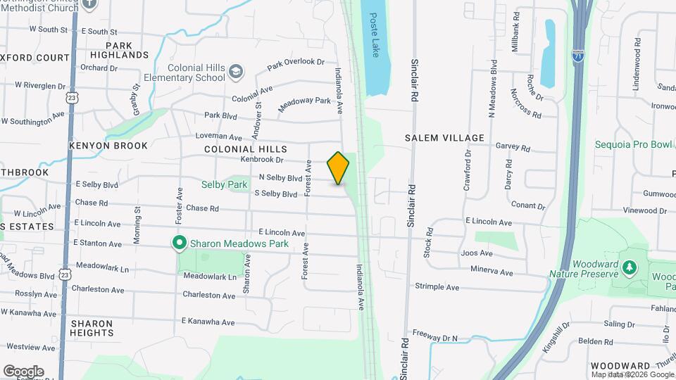 5503 Indianola Ave Map and Location Details