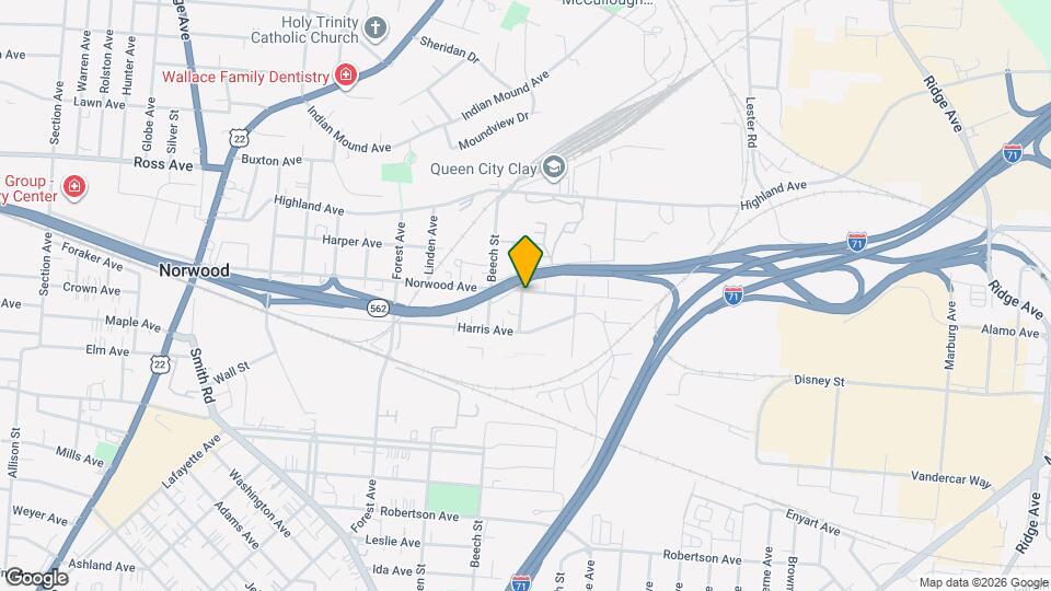 4822 Oak St, Unit 1 Map and Location Details