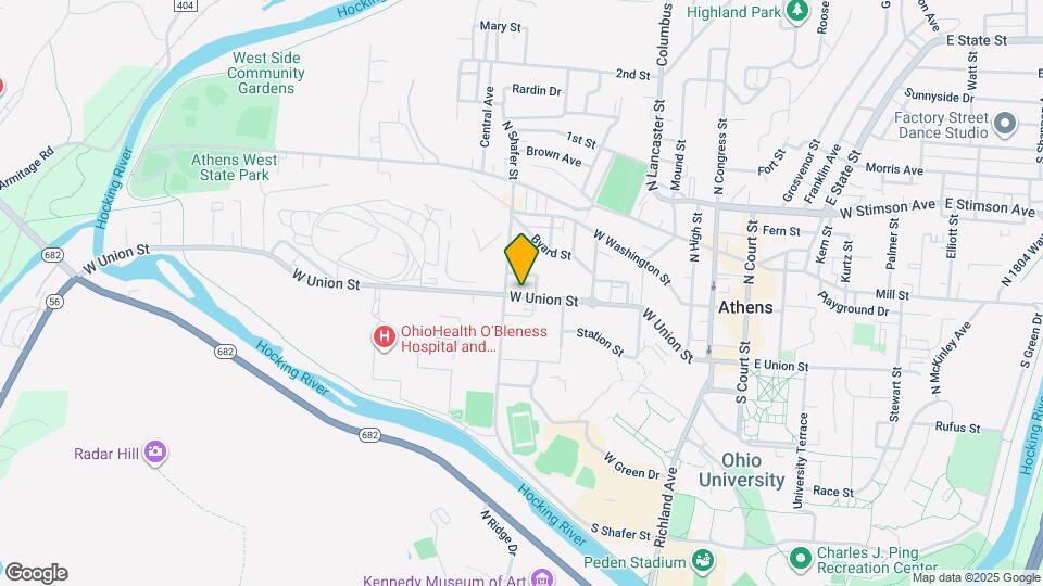 218 W Union St Map and Location Details