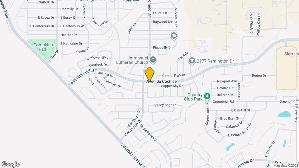 2045 Copper Sky Dr Map and Location Details