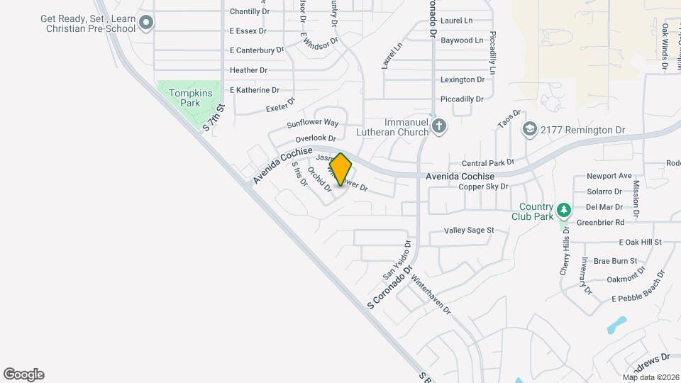 2310 Primrose Dr Mapa y Detalles de la Ubicación