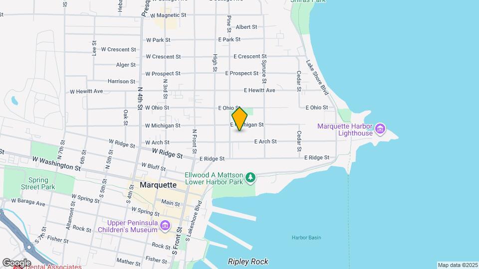 317 E Arch St, Unit #2 Mapa y Detalles de la Ubicación