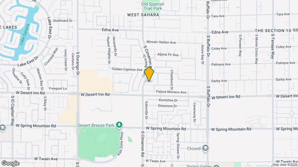 8164 Shellstone Ave Map and Location Details