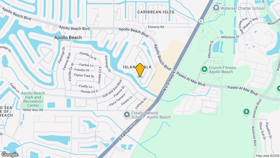 219 Island Water Way Map and Location Details