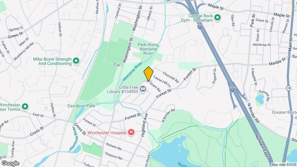 18 Grant Rd Map and Location Details