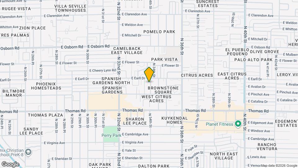 3032 N 34th St Mapa y Detalles de la Ubicación