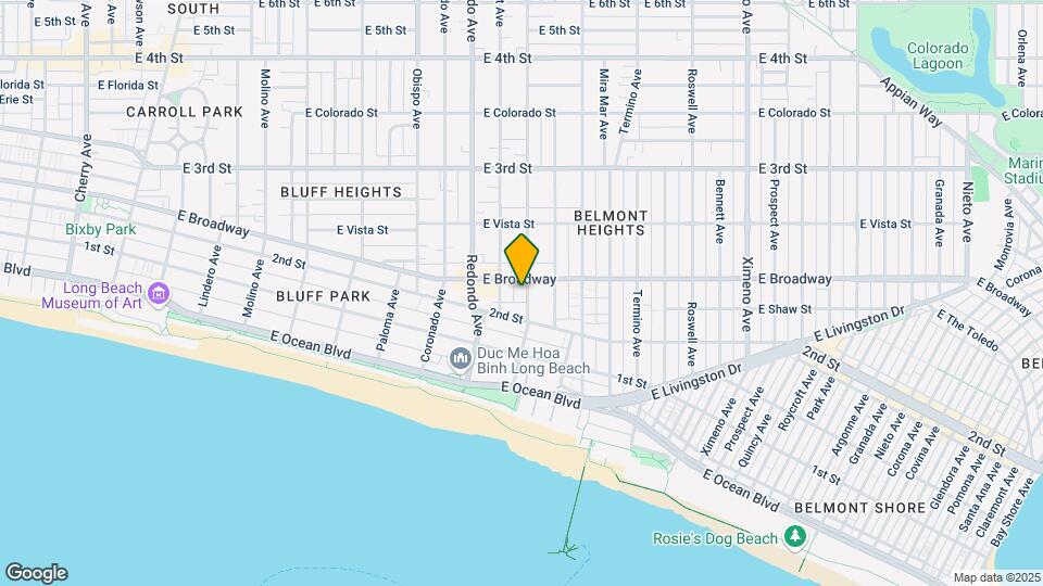 219 Loma Ave Map and Location Details
