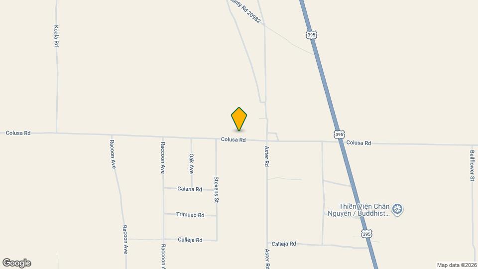 10350 Colusa Rd Map and Location Details