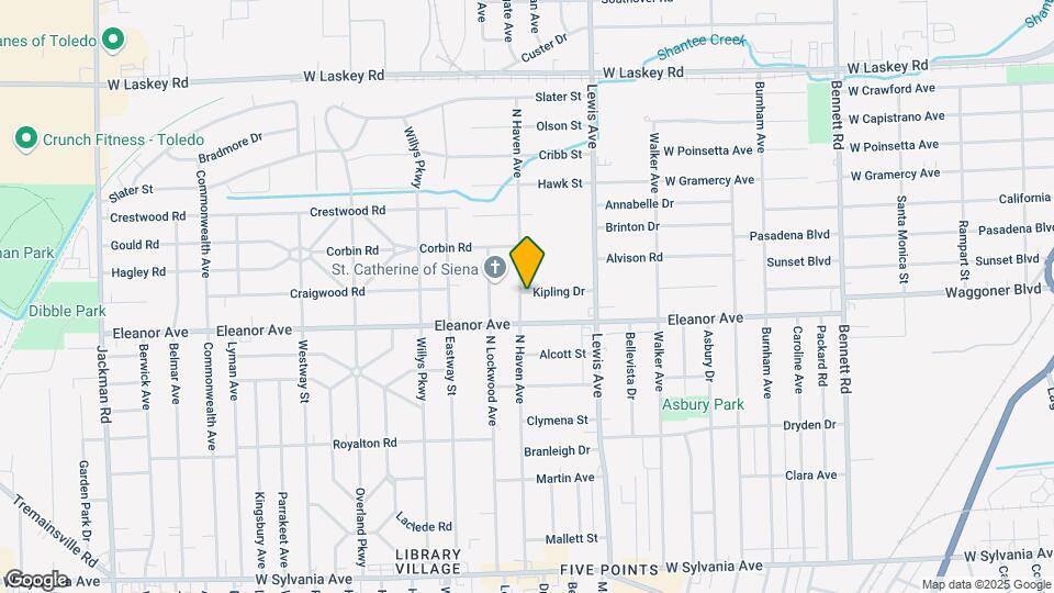 4528 N Haven Ave Map and Location Details