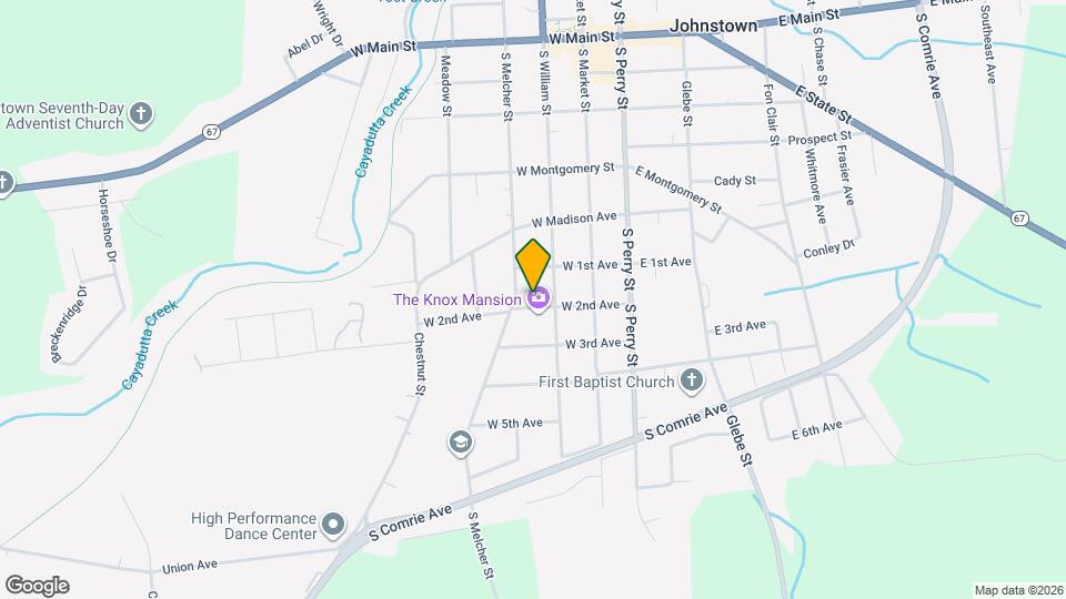 103 W 2nd Ave Mapa y Detalles de la Ubicación