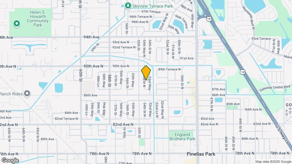 8795 54th St N Map and Location Details