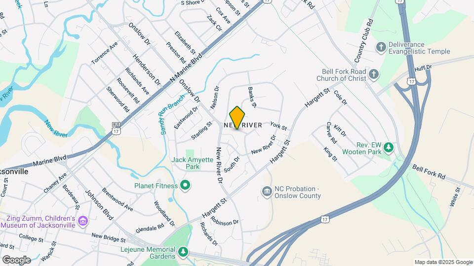 2261 Onslow Dr Mapa y Detalles de la Ubicación