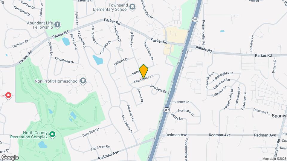 6722 Champana Ln Mapa y Detalles de la Ubicación