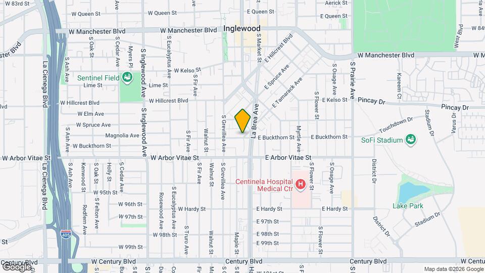 135 E Buckthorn St Map and Location Details