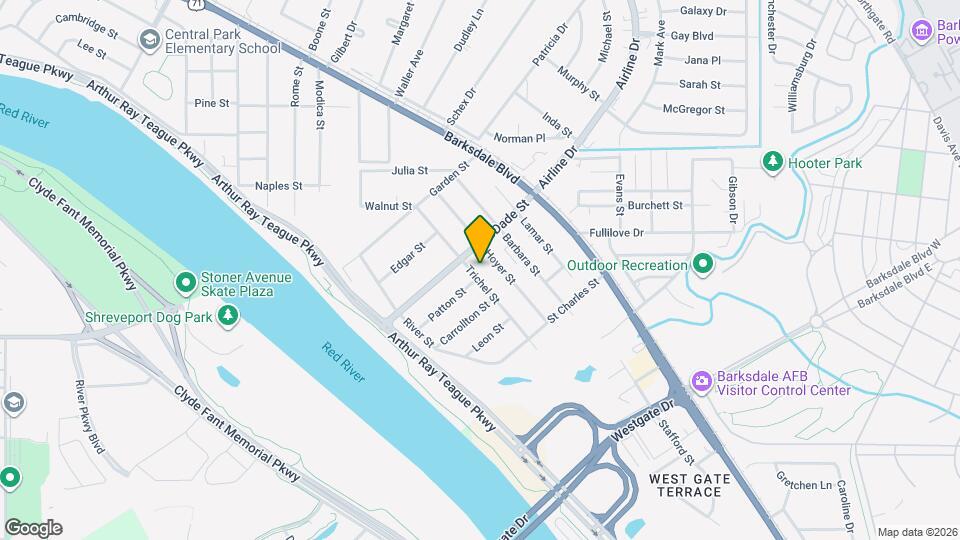 2521 Trichel St Map and Location Details