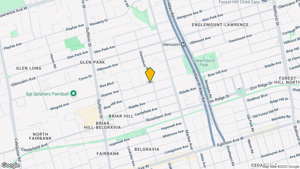 61 Stayner Ave Map and Location Details