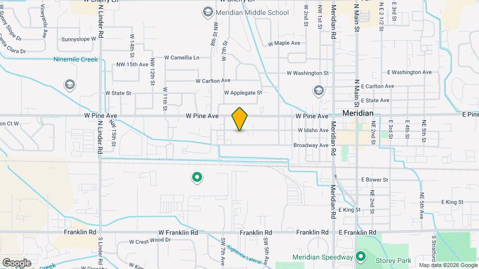 625 W Idaho Ave Map and Location Details