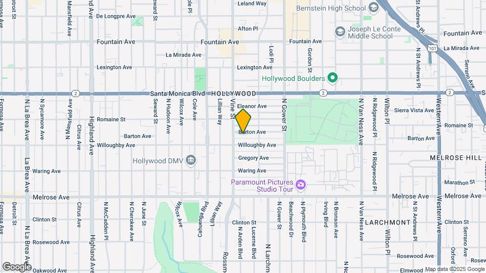 6036-6038 Barton Ave Mapa y Detalles de la Ubicación