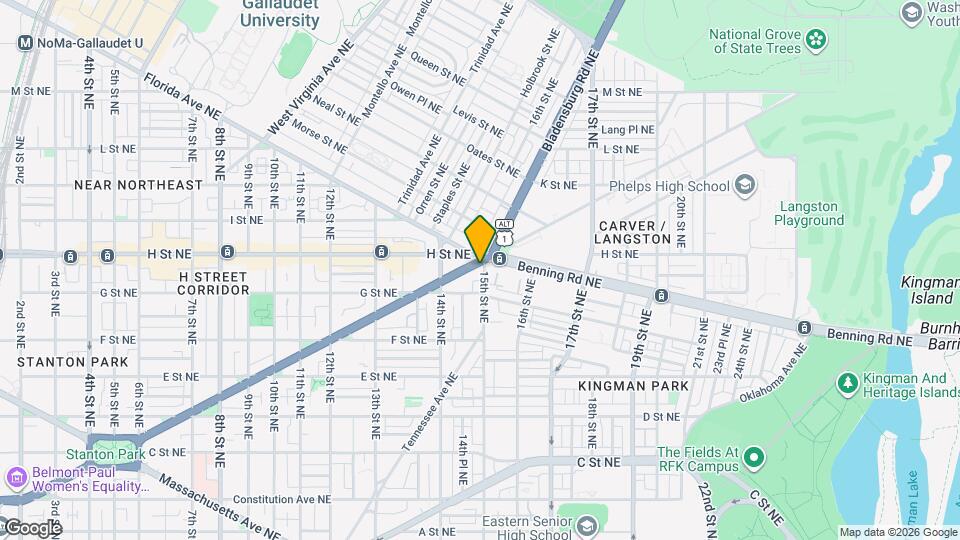 1451 Maryland Ave NE Map and Location Details