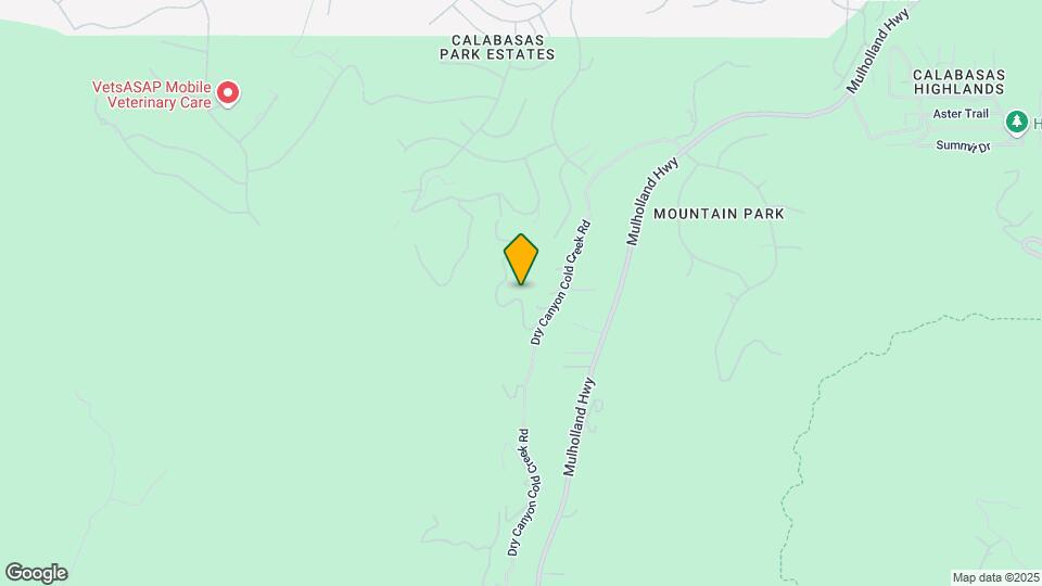 24277 Dry Canyon Cold Creek Rd Map and Location Details