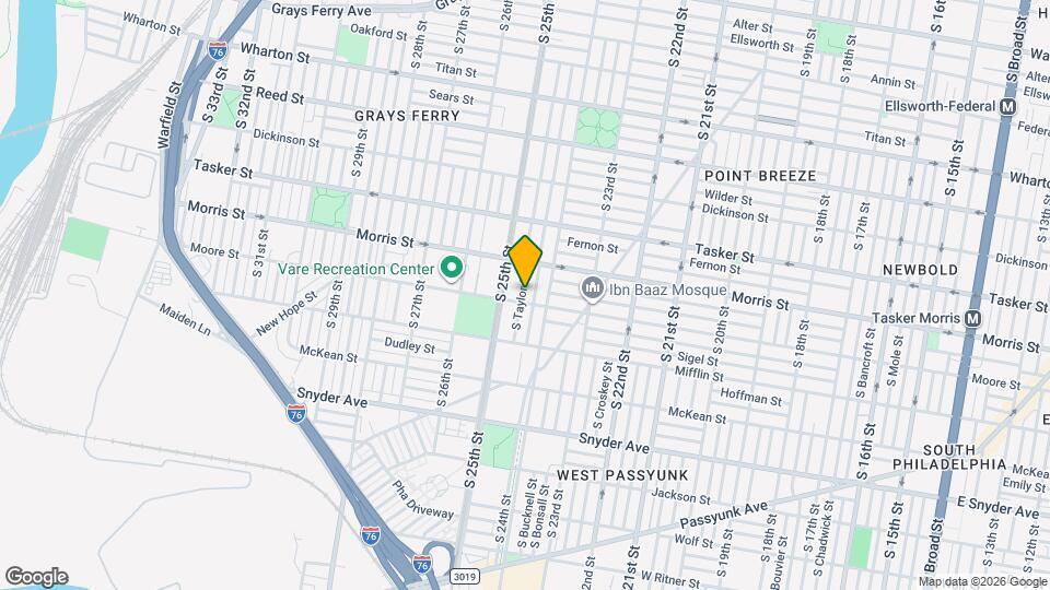 1751 S Taylor St Map and Location Details