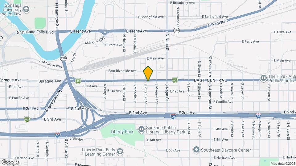 7 S Pittsburg St Map and Location Details