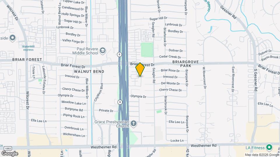 1659 W Sam Houston Pkwy S Map and Location Details
