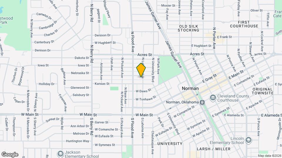 528 N Lahoma Ave Map and Location Details