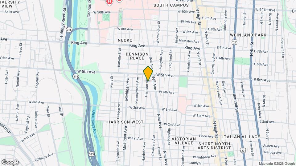 1228-1232-1232 Harrison Ave Map and Location Details