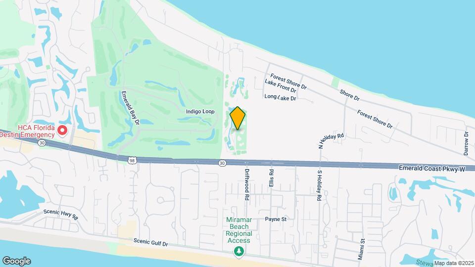 Botanic Miramar Beach Apartments Map and Location Details