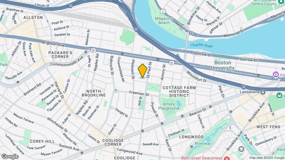 55 Thatcher St, Unit 1 Mapa y Detalles de la Ubicación