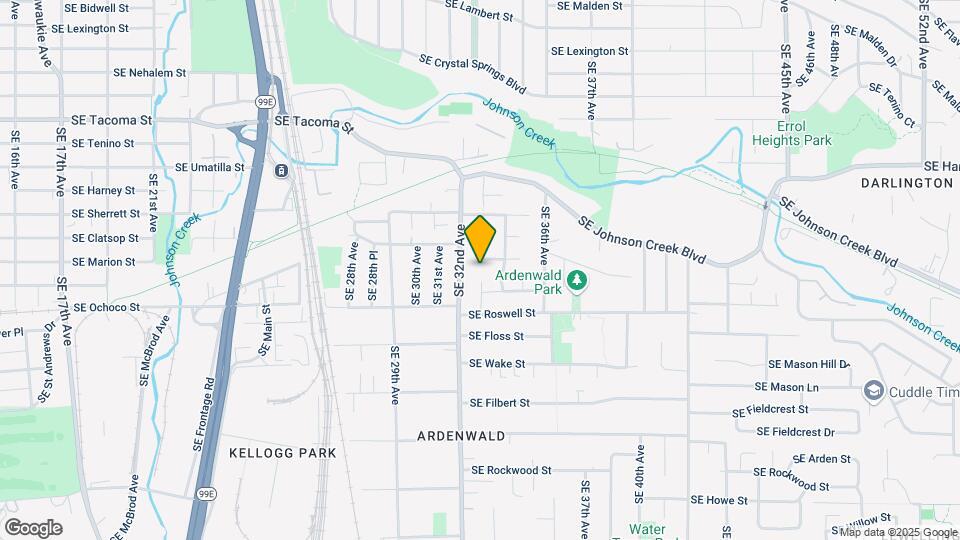 8610 SE 32nd Ave Mapa y Detalles de la Ubicación