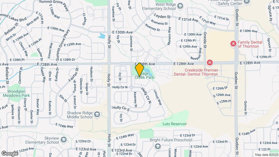 12740 Jasmine St-Unit -#F Map and Location Details