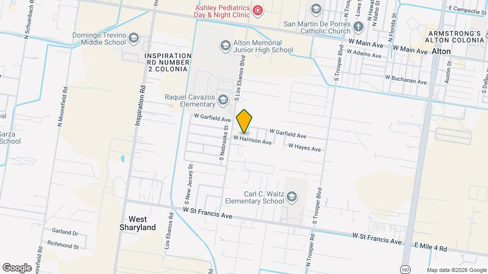 825 S Missouri St Map and Location Details