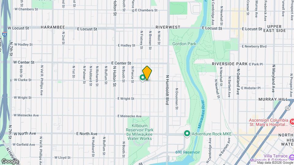 823 E Clarke St, Unit Lower Mapa y Detalles de la Ubicación